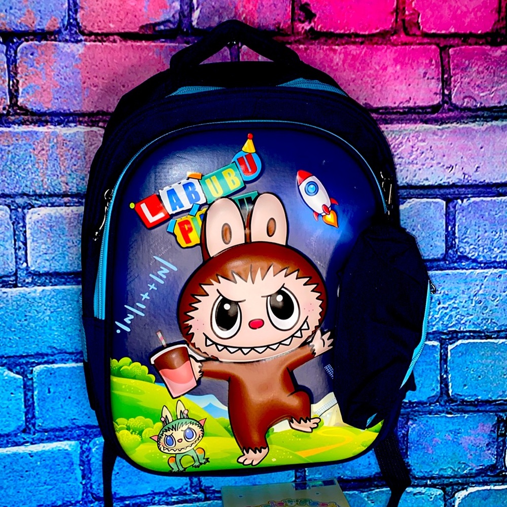 Labubu 3D Print Kindergarten Backpack